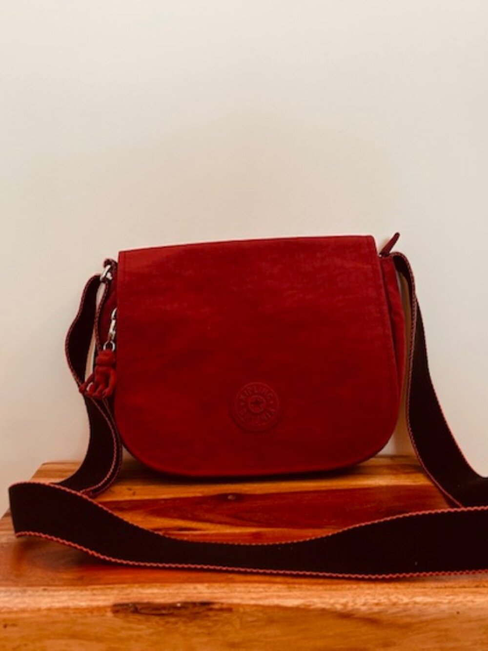 New Without Tags!  KIPLING Lucasta Crossbody Bag, Brick Red - NWOT